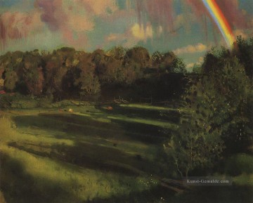 Gehölz Werke - Abendschatten 1917 Konstantin Somov Waldbäume Landschaft